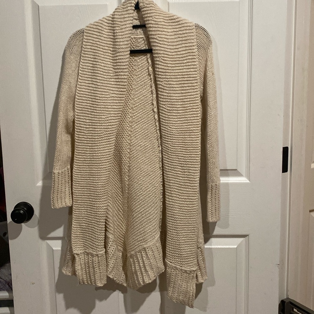 ANGEL OF THE NORTH Cream knit Cardigan